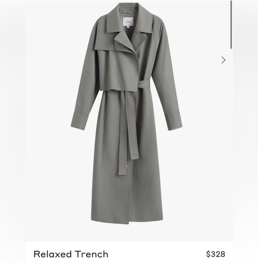Cuyana Relaxed Trench Coat